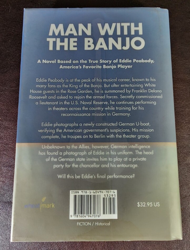 *SIGNED/INSCRIBED/1st Edit* Man with the Banjo, George Robert, 2012, HC/G