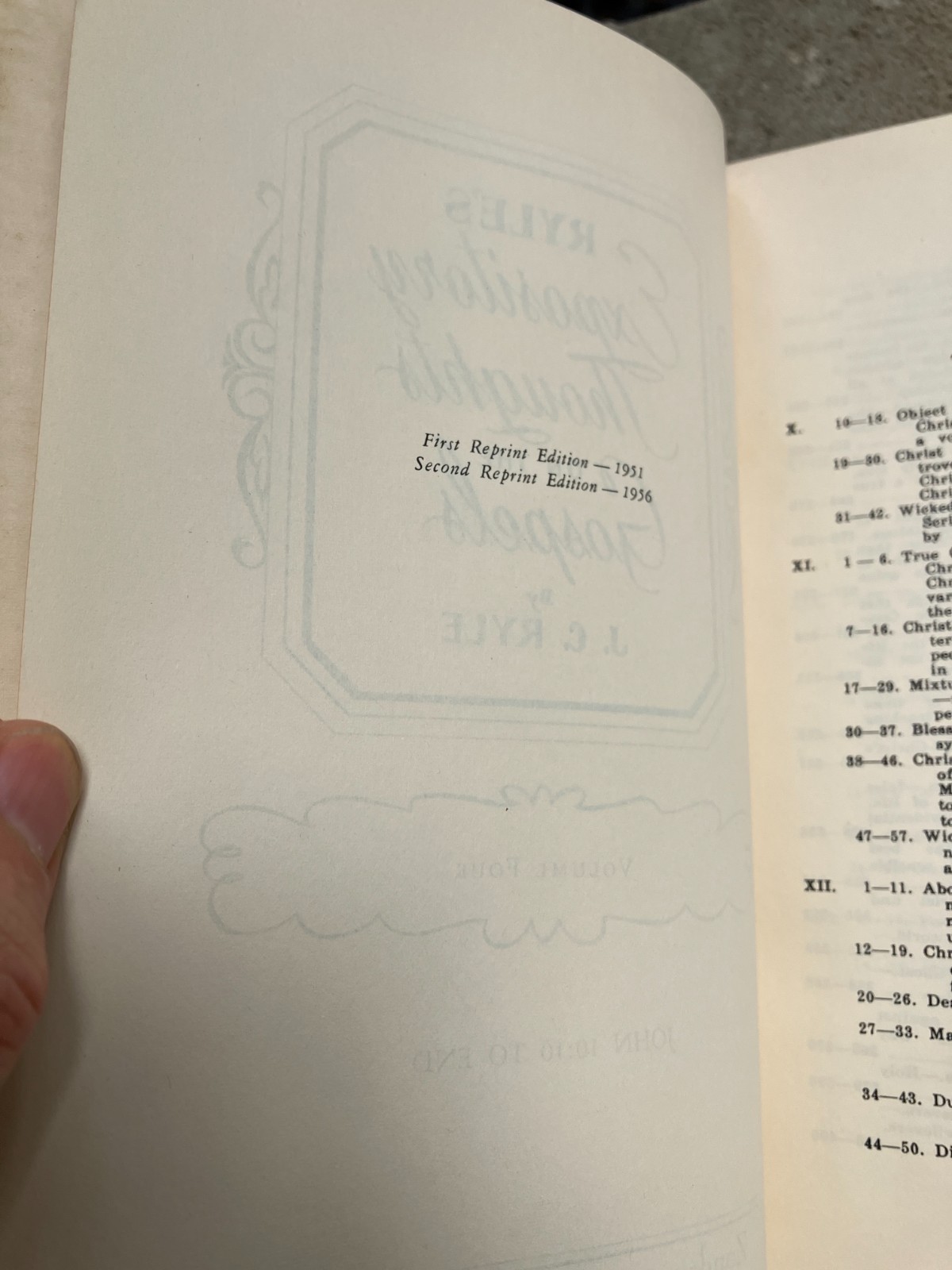 book Ryle’s Expository Thoughts on the Gospels 1 & 4 Matthew, Mark, John – 1956