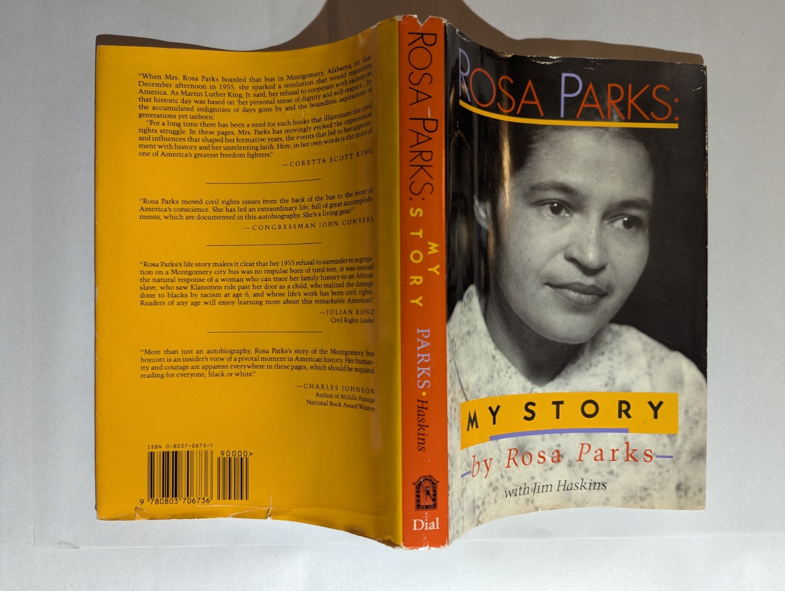 ROSA PARKS & Jim Haskins – MY STORY – HC/DJ, First Edition, First Printing, 1992