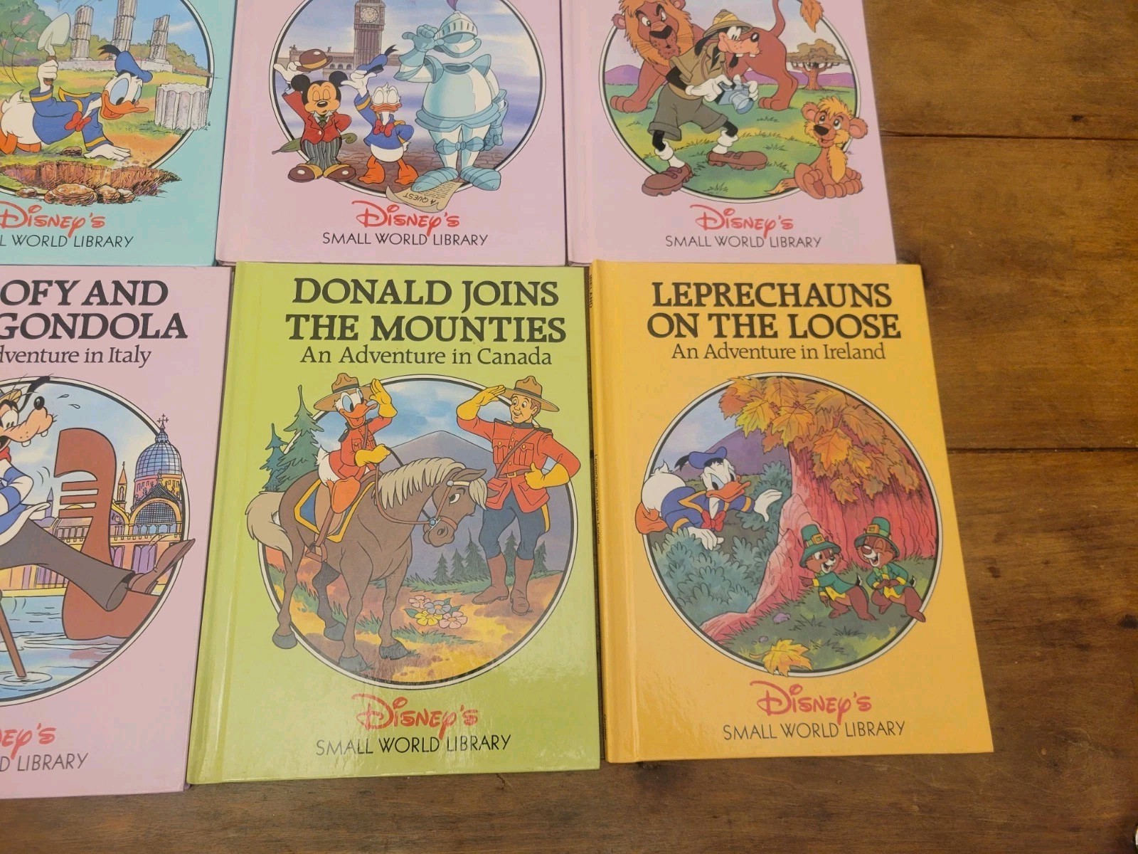 Disney’s Small World Library Lot Of 15 Hardcover Kids Books Vintage Countries