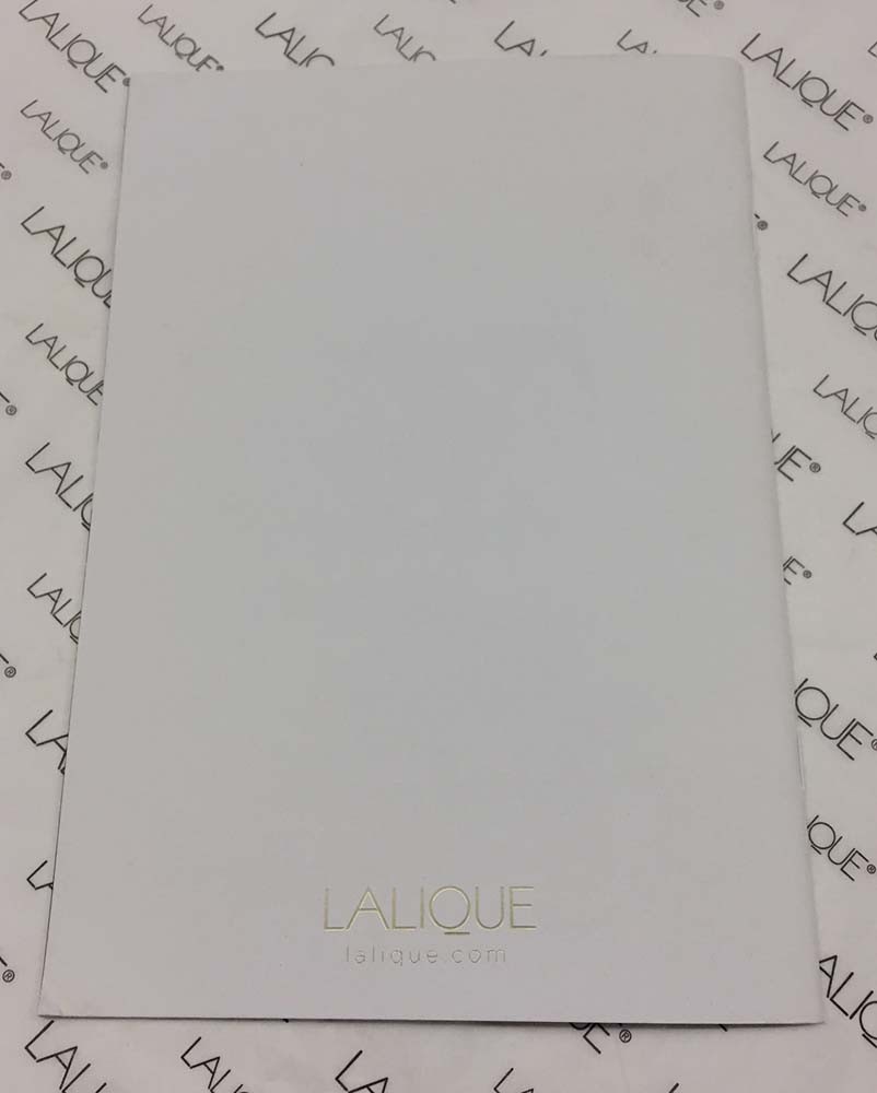 RARE 2016 LALIQUE Catalog 35 pages Colorful Pictures New Collection