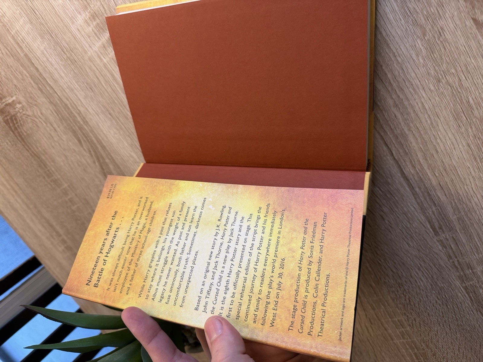 Harry Potter and the Cursed Child – Parts One & Two : The Official Script…