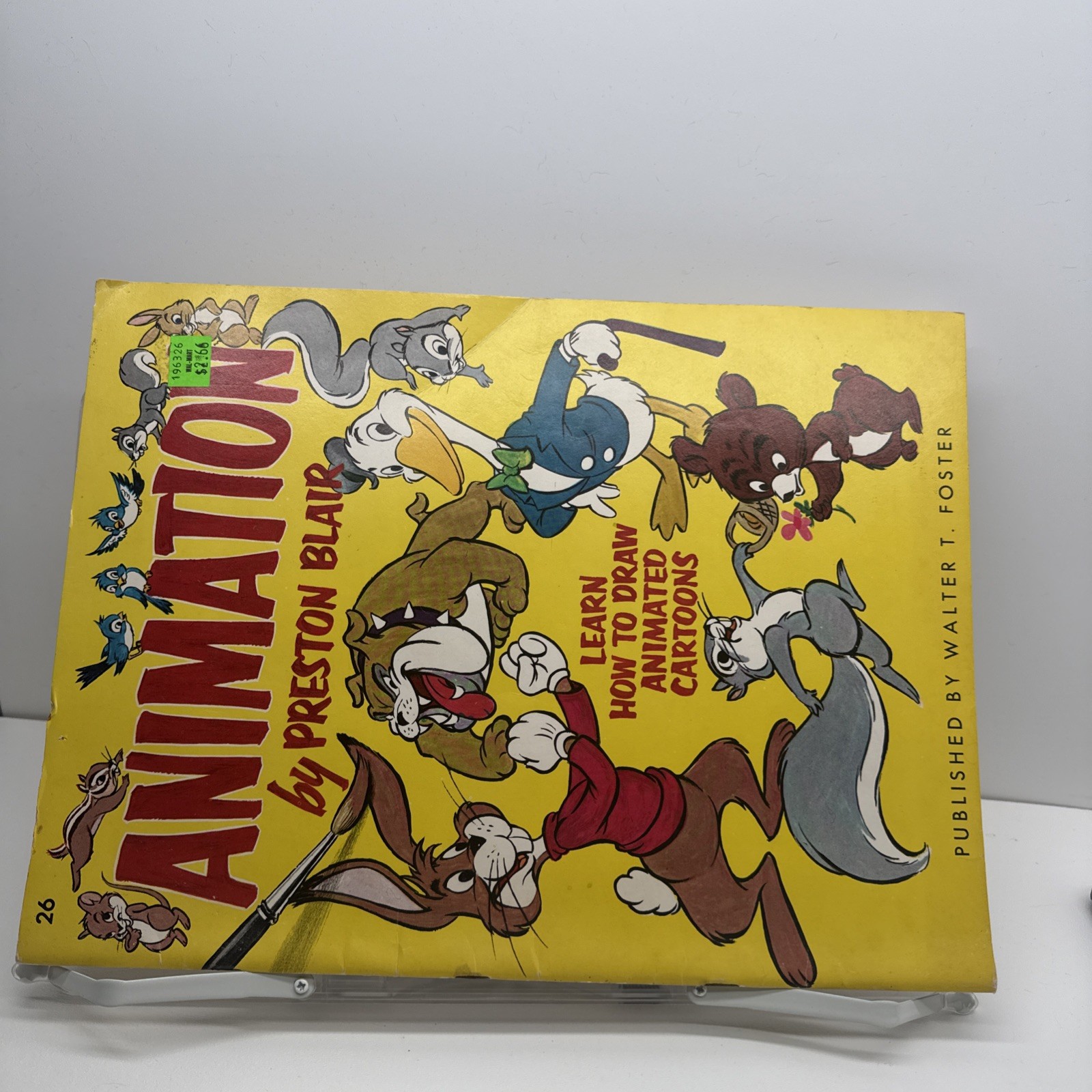 ANIMATION by Preston Blair Art Instruction Book in Walter Foster Series 1950’s