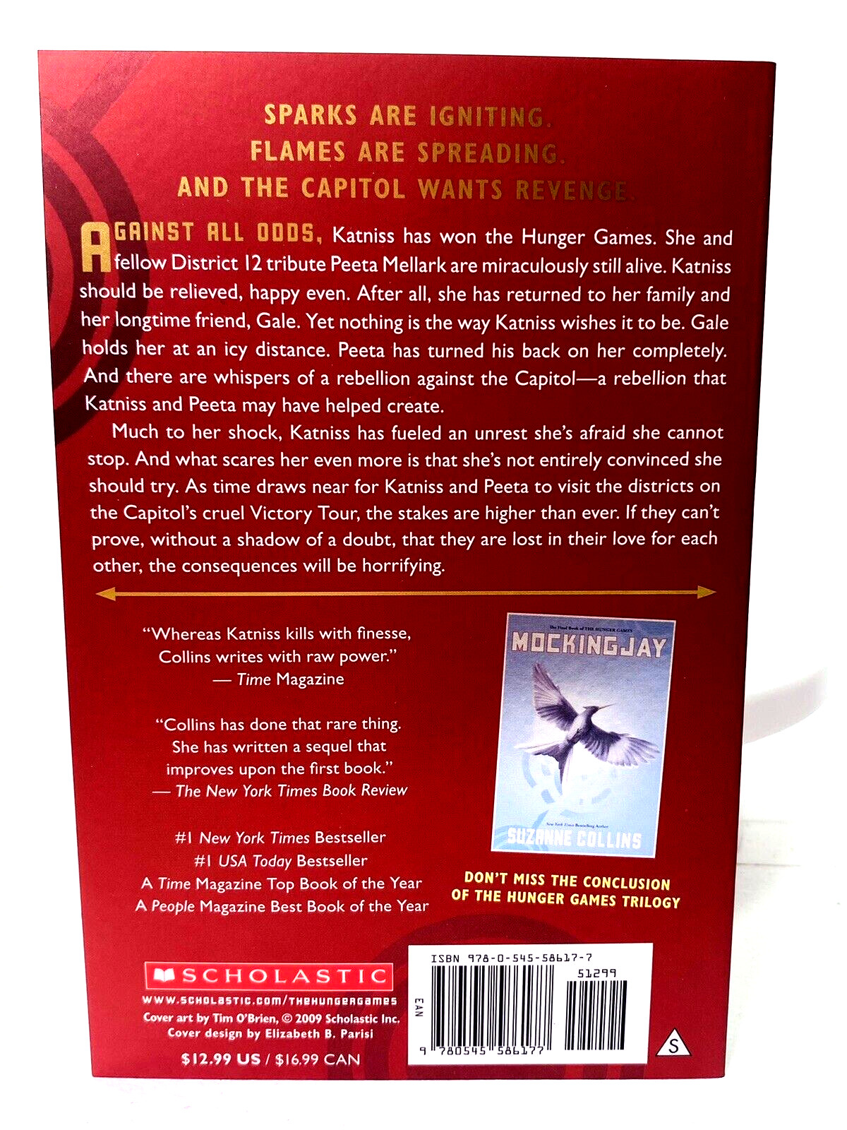 The Hunger Games Trilogy Catching Fire Mockingjay SC Softcover Case Collins