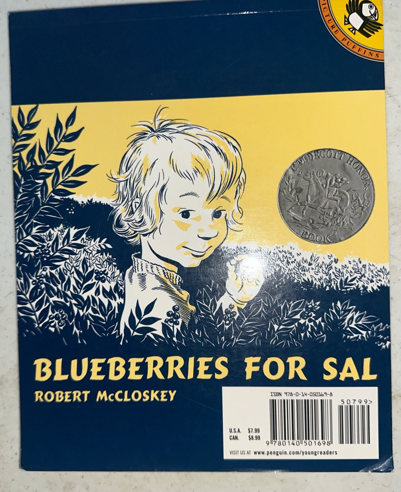 Blueberries for Sal By Robert McCloskey (Paperback) very good – like new