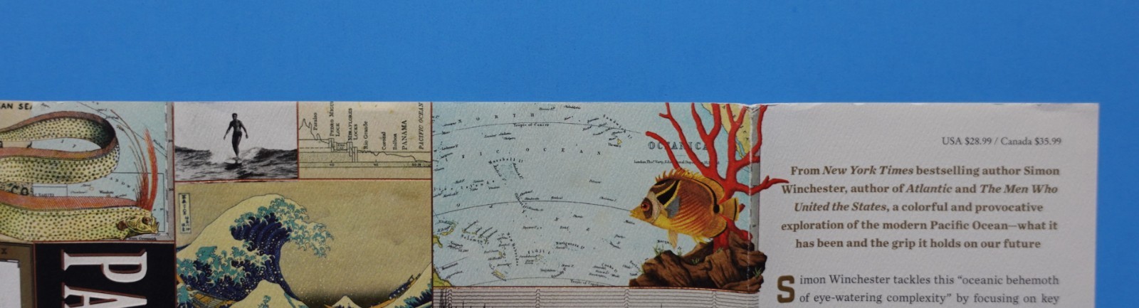 PACIFIC BY SIMON WINCHESTER, SIGNED ON THE TITLE PAGE