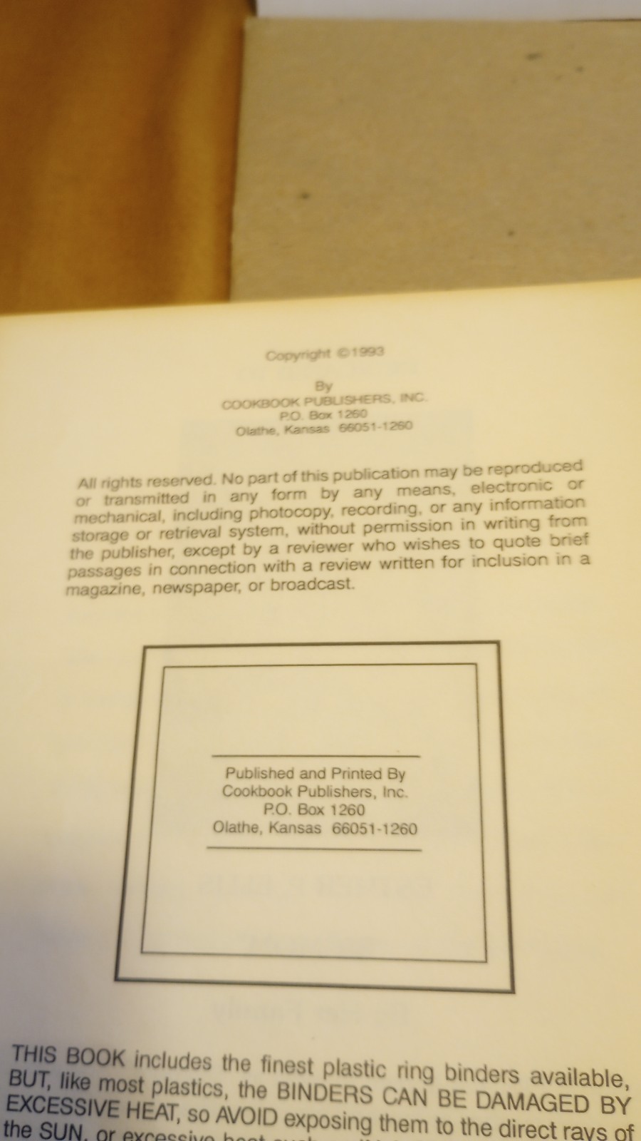 1993 “Sunday Dinner at Grandmom’s” Cookbook by Christel Ellis – 112+ Pages