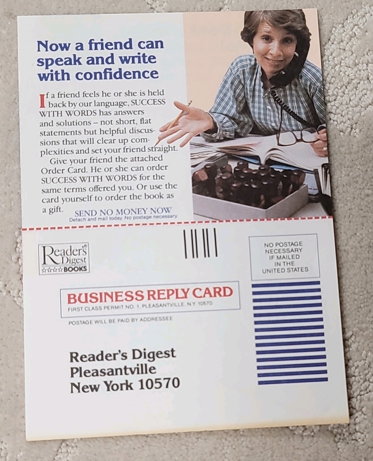 Reader’s Digest Success With Words Hardcover 1983 English Usage Dust Jacket