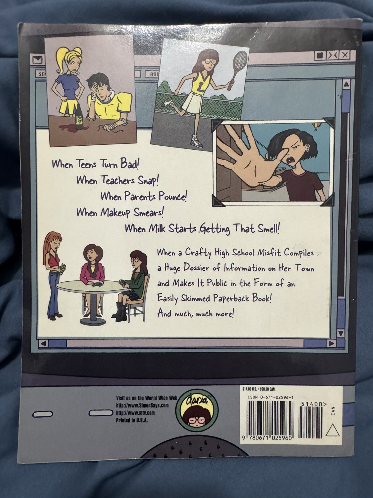 The Daria Database (MTV’s Daria) First Edition/First Printing/Full # Line