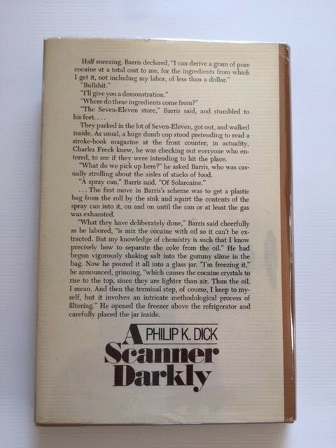 A SCANNER DARKLY – 1ST. ED. BY PHILIP K. DICK
