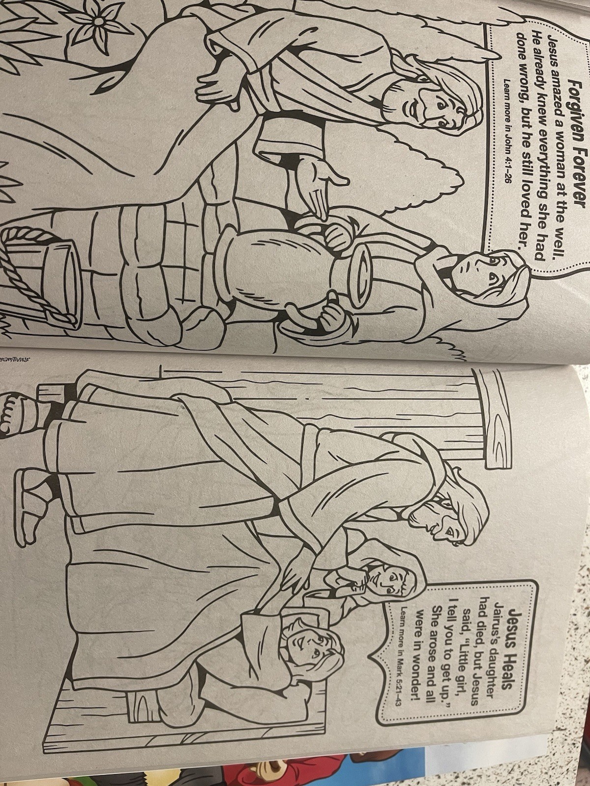 Bible Fun Colortivity Activity & Coloring Book Set of 4 Over 250 pages Assorted