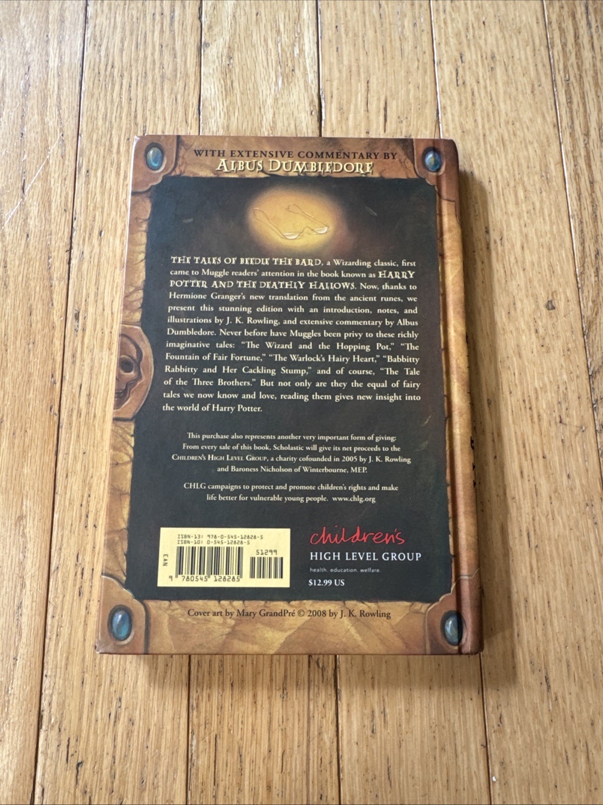 J.K. Rowling The Tales of Beedle The Bard Harry Potter HC 1st Printng 2008 sh7