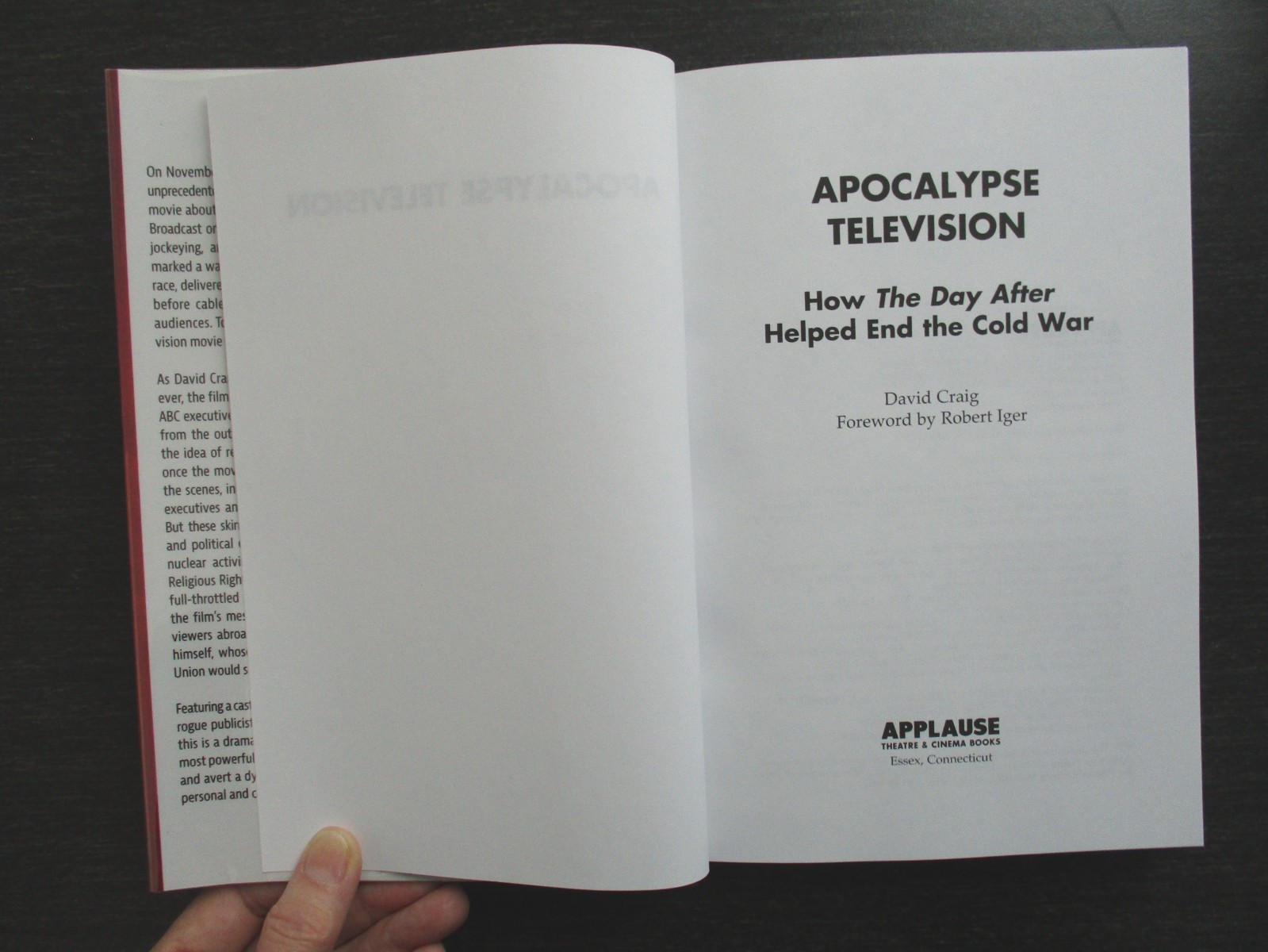 Apocalypse Television: How the Day after Helped End the Cold War HC
