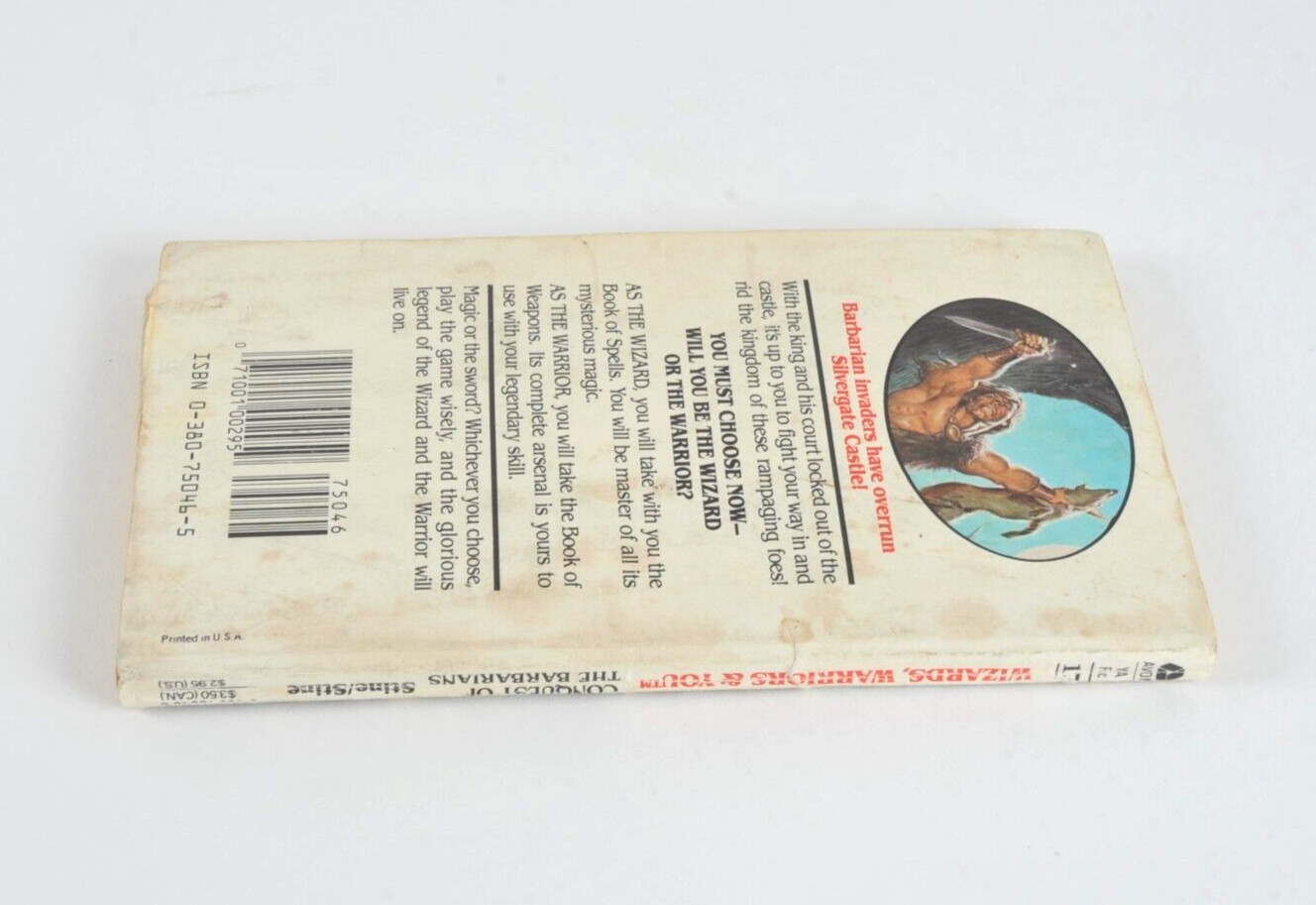 Wizards Warriors & You Book #17 Conquest Of The Barbarians First Printing 1986