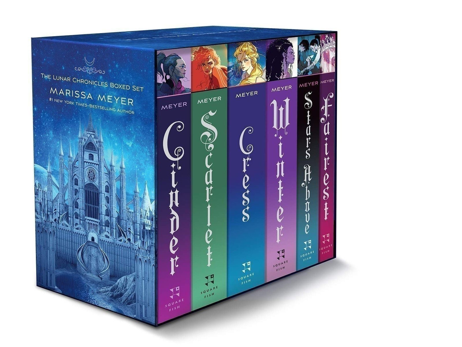 The Lunar Chronicles Boxed Set: Cinder, Scarlet, Cress, Fairest, Stars Above,…