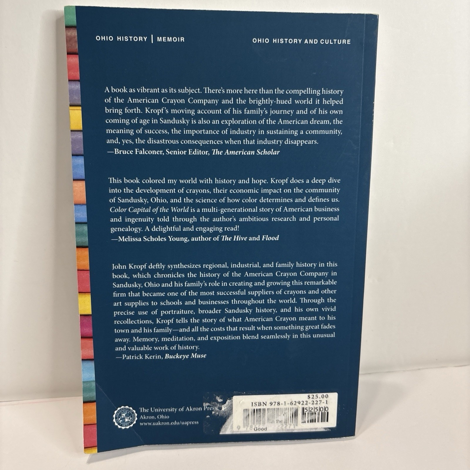 Color Capital of the World: Gr – VERY GOOD Signed By Author In Crayon