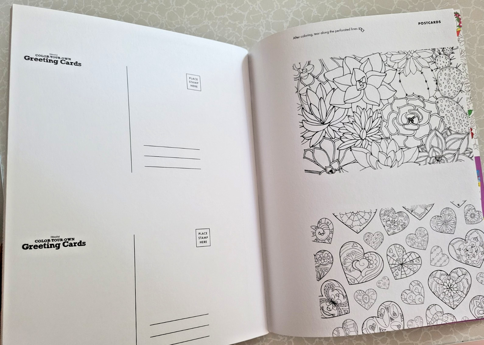 COLOR YOUR OWN GREETING CARDS Create 27 Fun & Festive Cards – Children & Adult