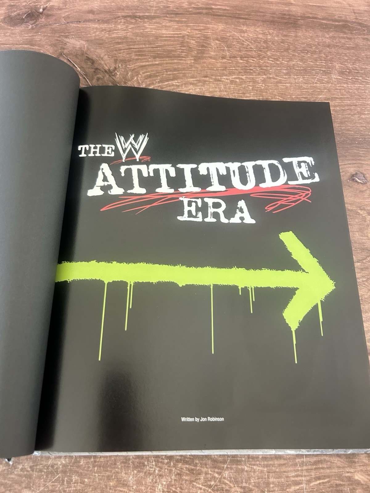 WWE The Attitude Era by Robinson, Jon Book The. VG With Bottle Opener!