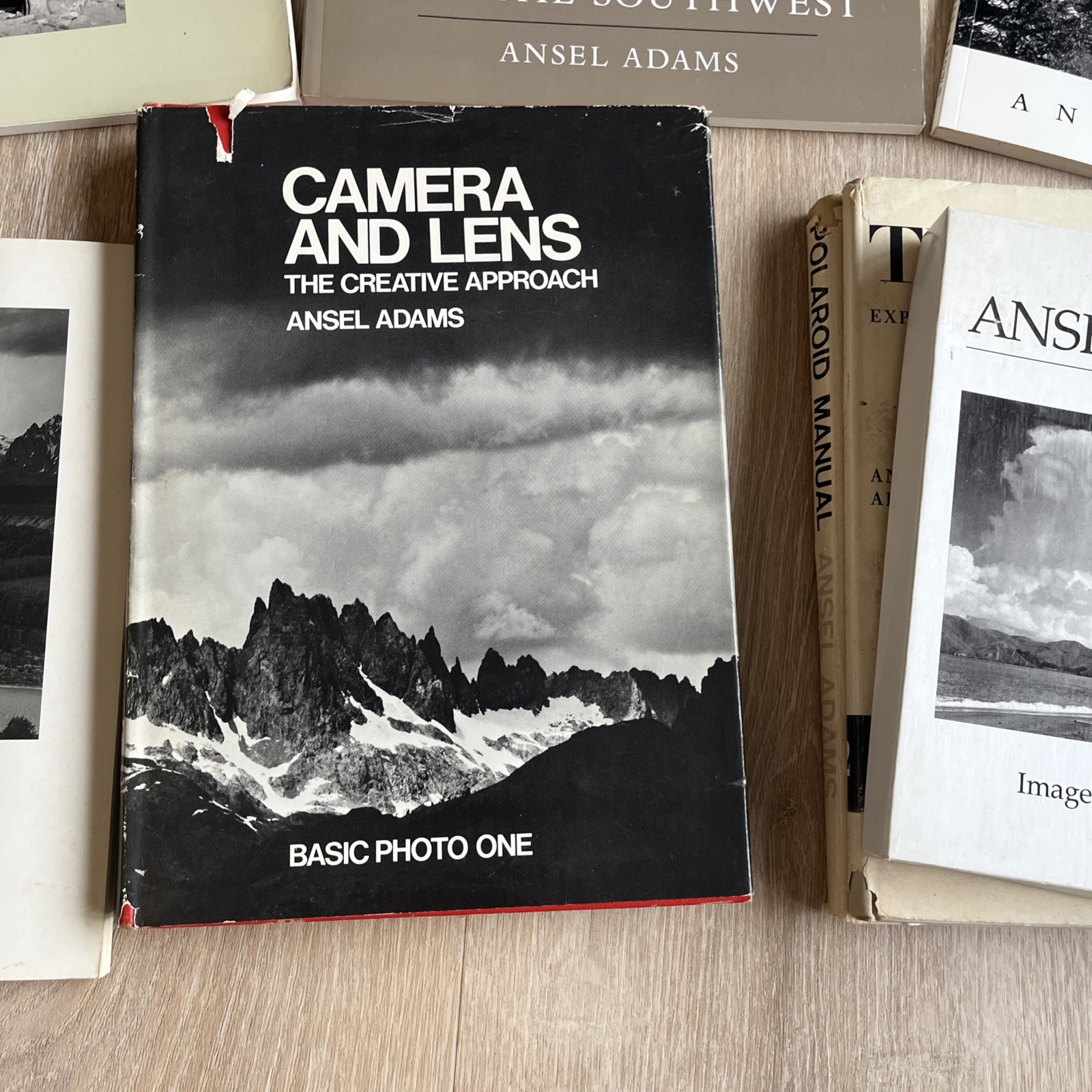 Vtg Ansel Adams Estate Lot 8p Book Collection Boxed Greeting Cards National Park