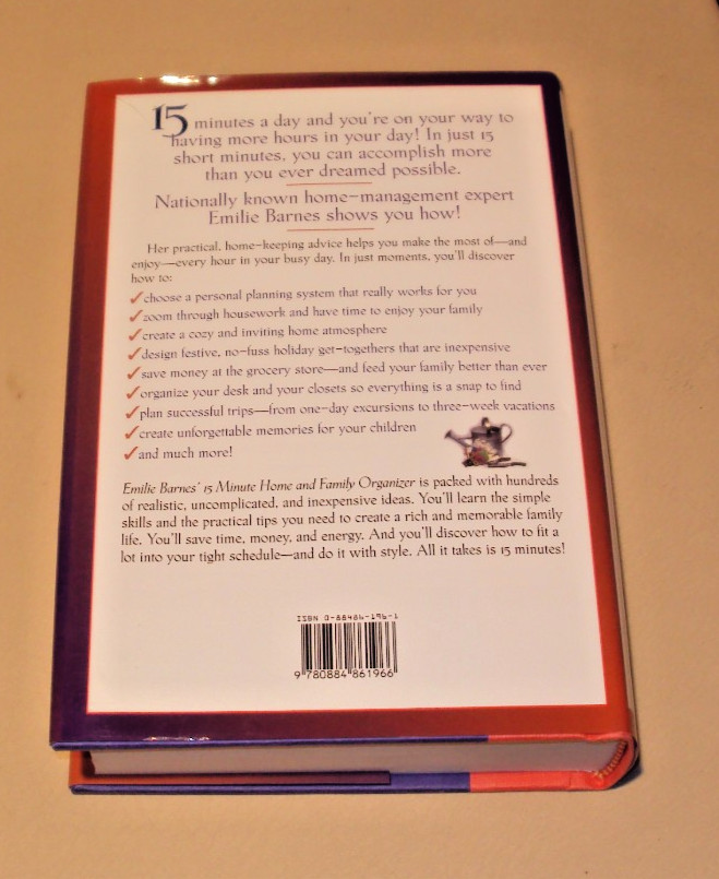 Emilie Barnes’ 15 Minute Home and Family Organizer by Emilie Barnes (1996,…