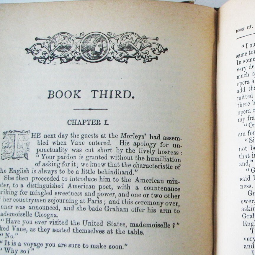 The Parisians 1884 Edward Bulwer Lord Lytton Hardcover Belford Clarke Publishers
