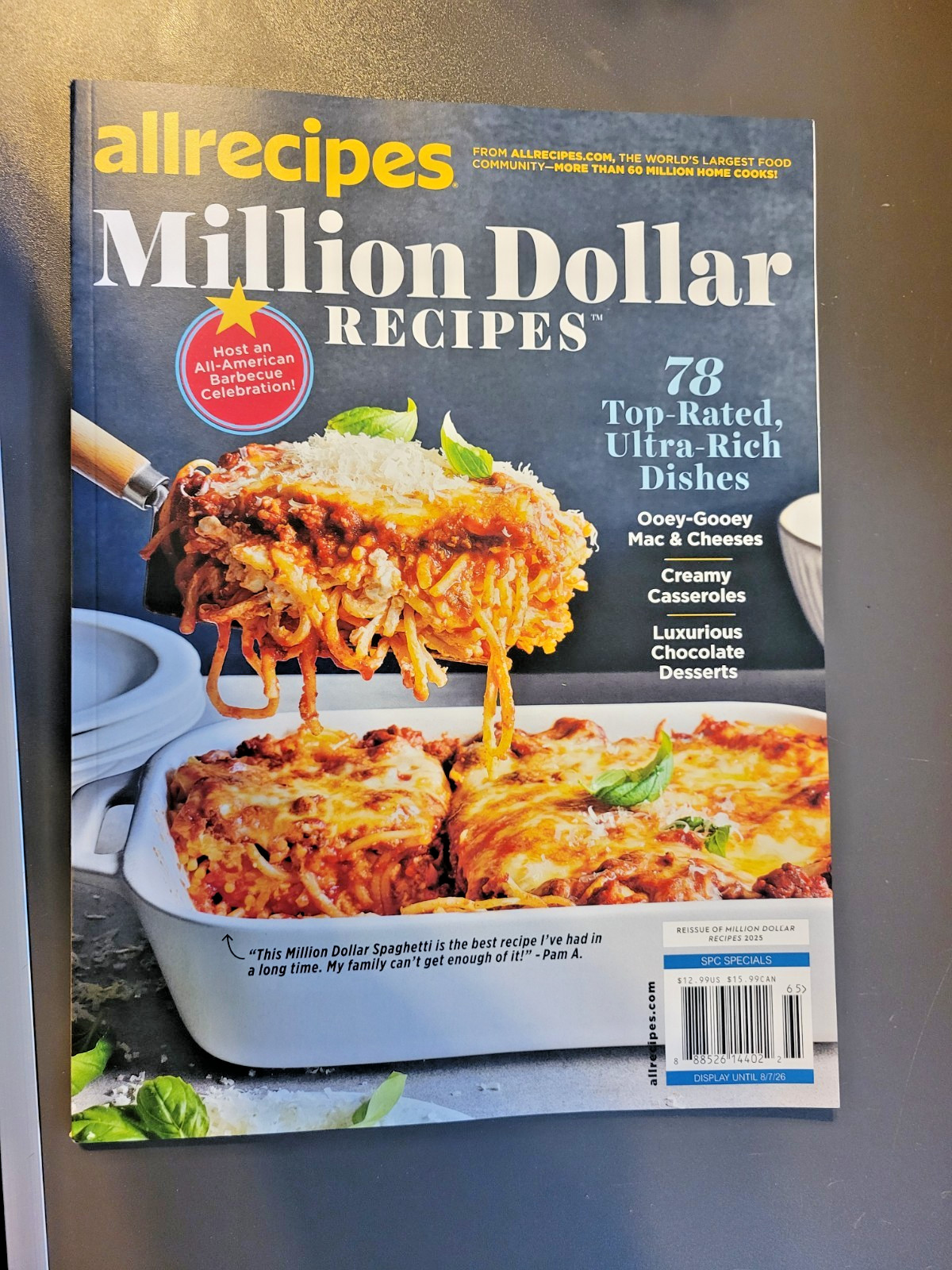 Million Dollar Recipes by Allrecipes – 78 Top-Rated Ultra-Rich Dishes