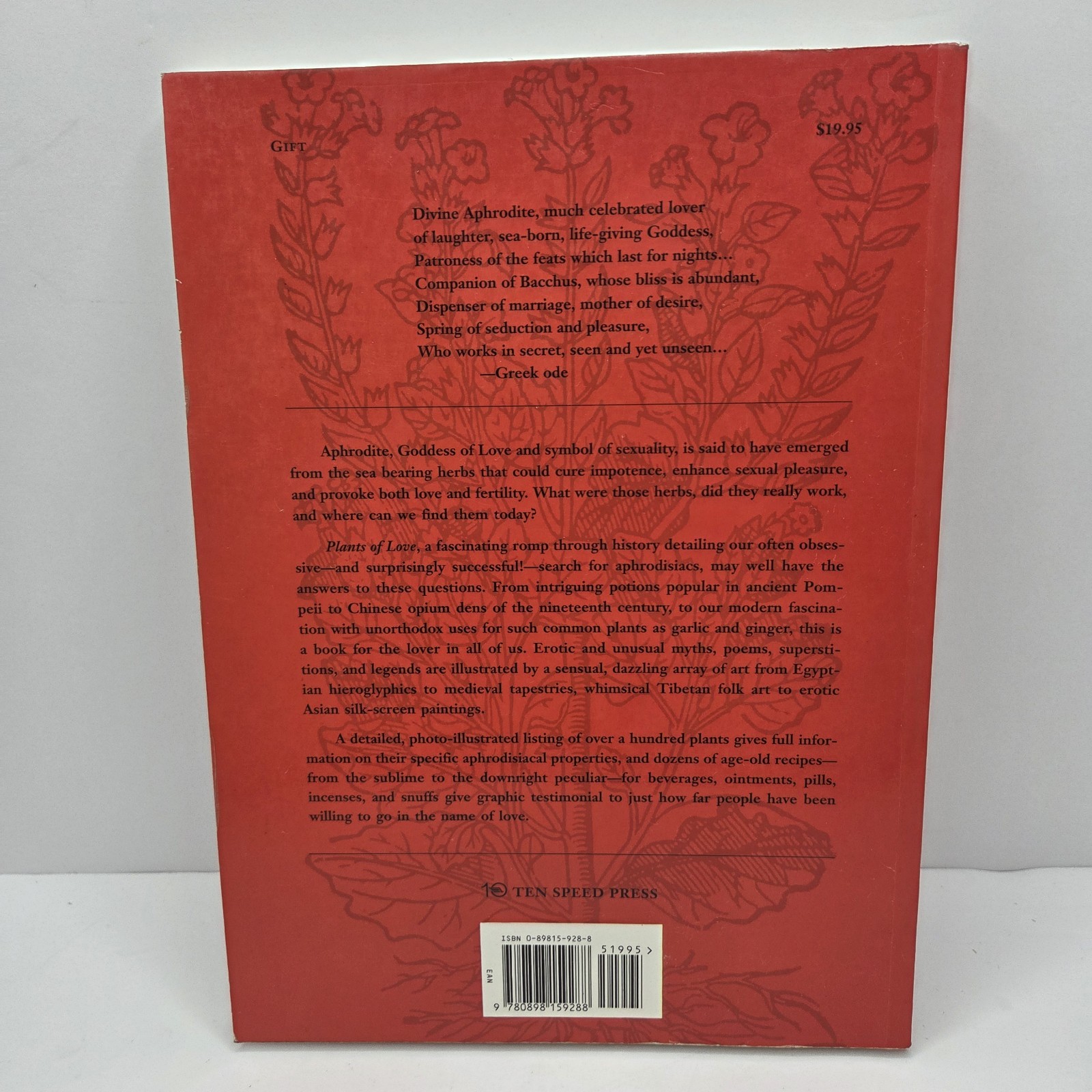Plants of Love The History of Aphrodisiacs