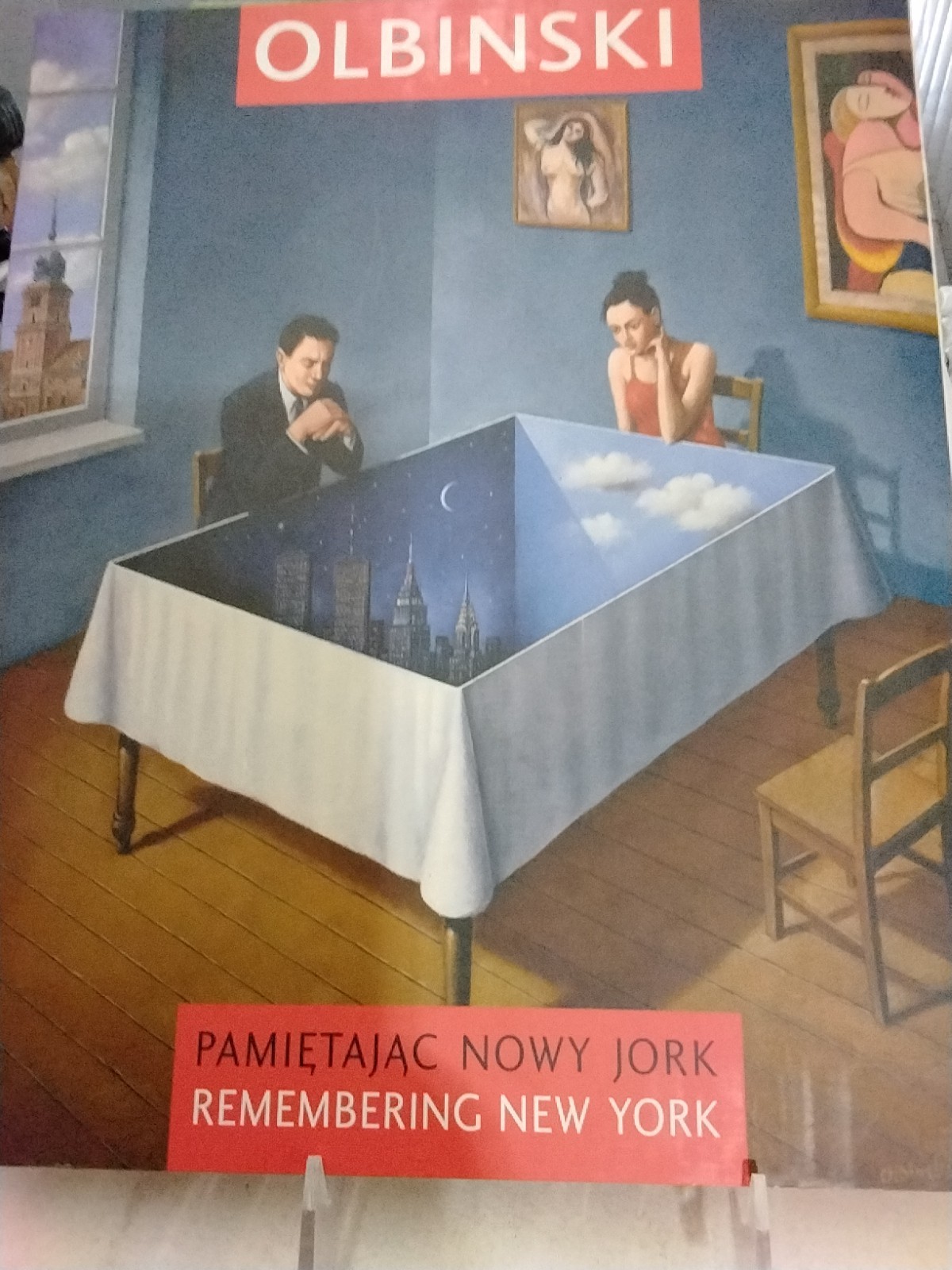 OLBINSKI : REMEMBERING NEW YORK 2001 hcdj 1st English/Polish – Surrealist Art