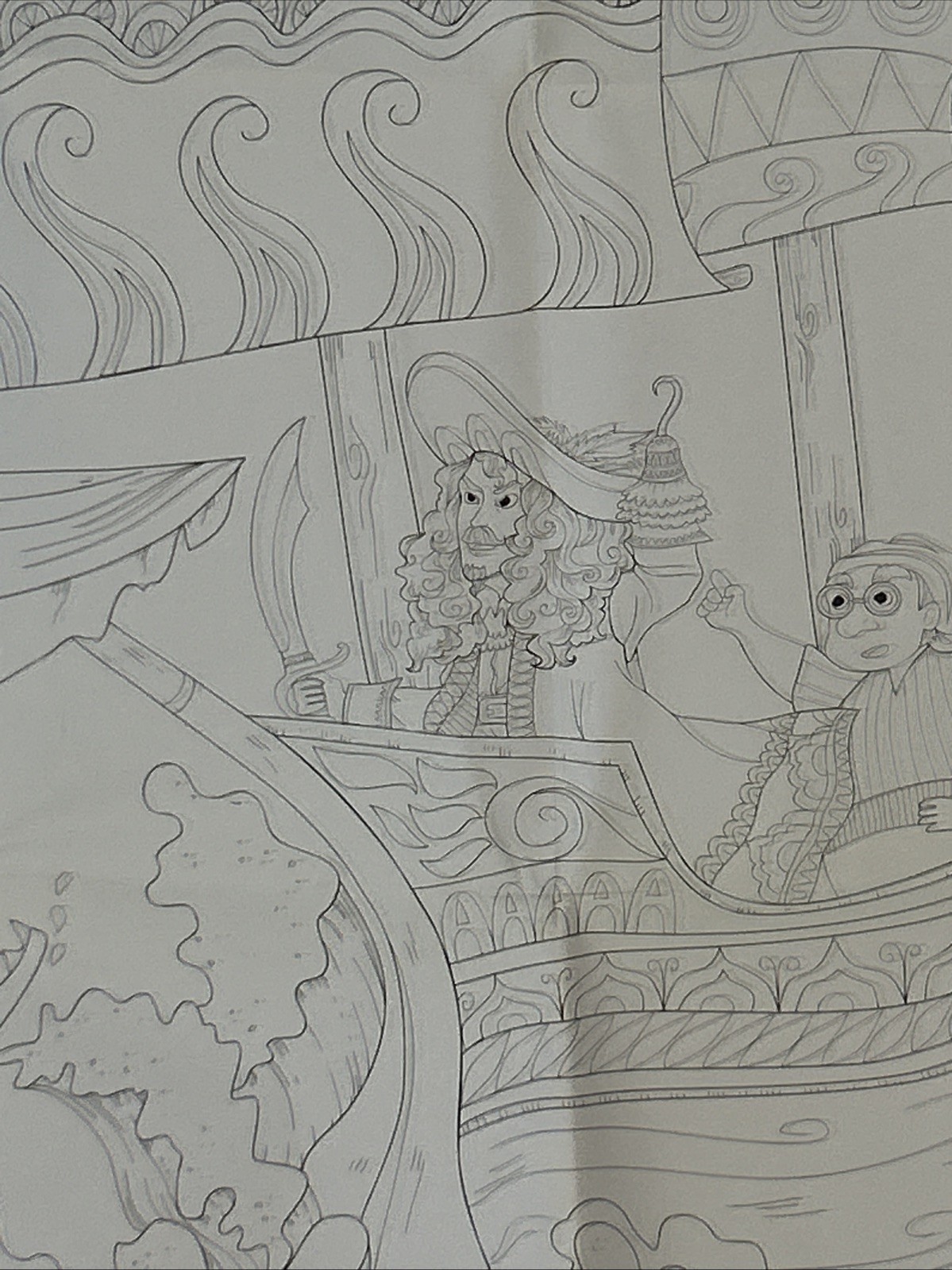 Lot of 5 Adult / Teen Coloring Books Disney Patterns – Mostly Unused See Pics