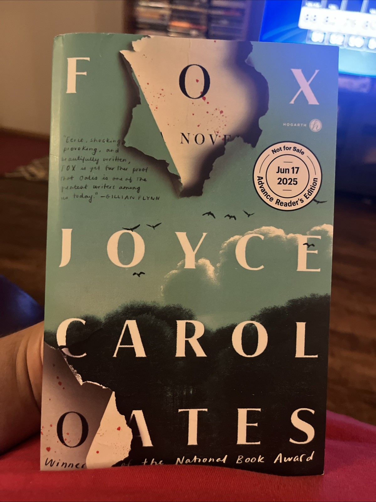 Fox A Novel by Joyce Carol Oates 1st Edition Paperback Advance Reader’s Edition