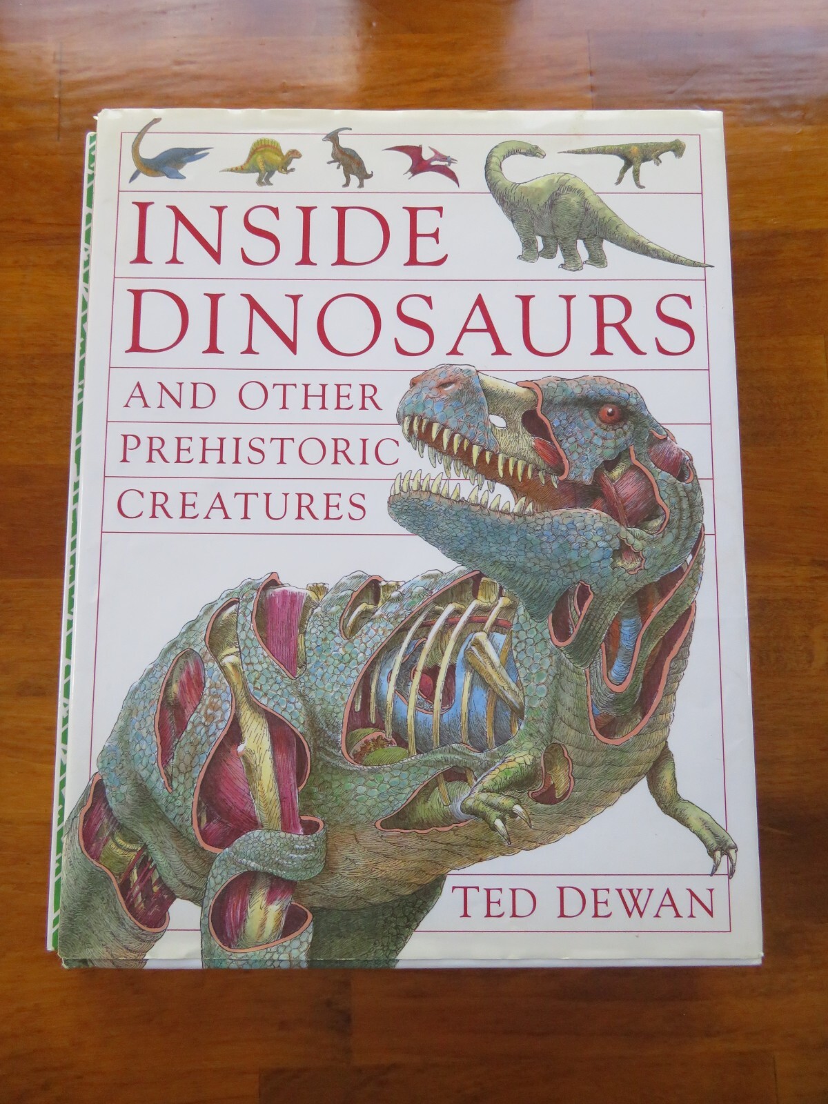 Dinosaur Books Lot 4 Inside Dinosaurs, Prehistoric Life, Corythosaurus, Jurassic