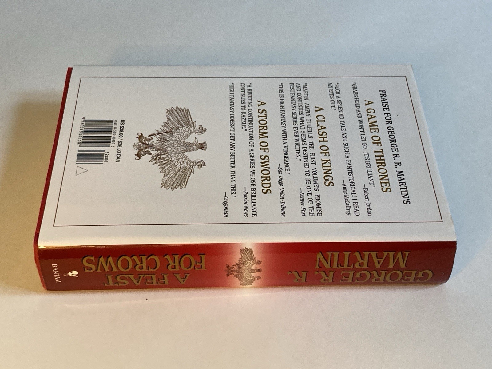 A Feast For Crows by George R.R. Martin; 1st / 1st, 2005, NF / NF Condition