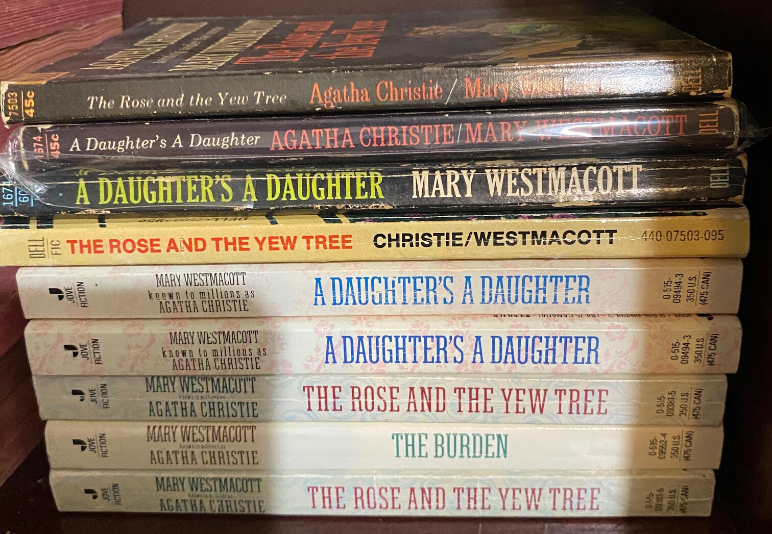 Mary Westmacott Agatha Christie CHOOSE YOUR TITLE AND GET FREE SHIPPING G/VG #88