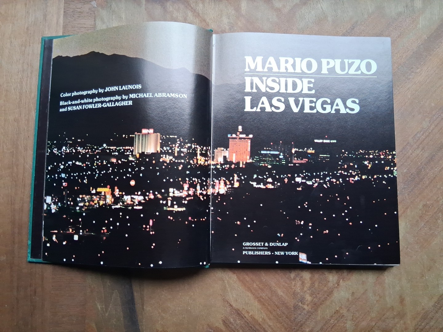 Inside Las Vegas Mario Puzo First Printng