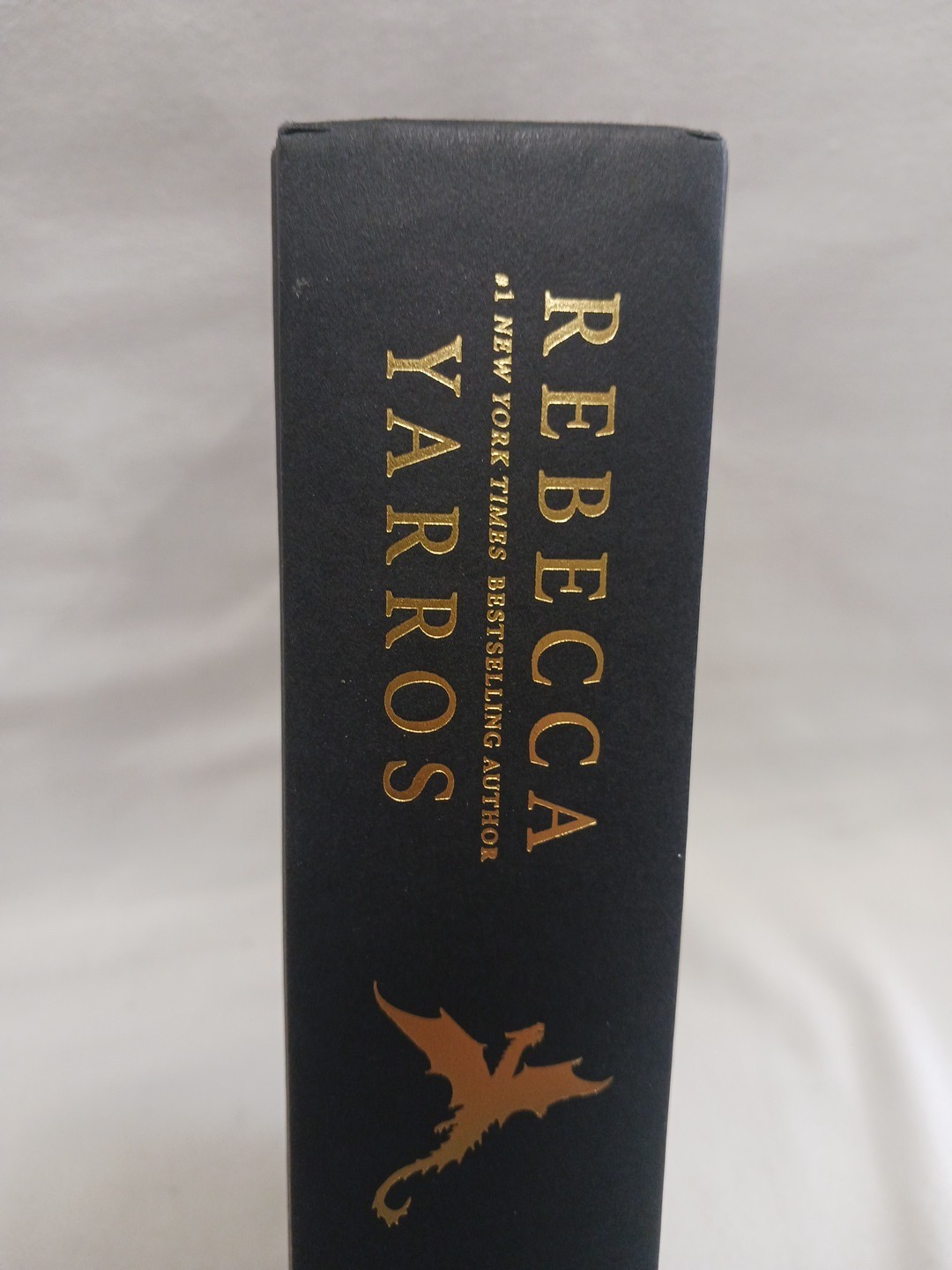 Yarros Iron Flame Black Sprayed Edges HC DJ First Edition 1st Printing LIKE-NEW
