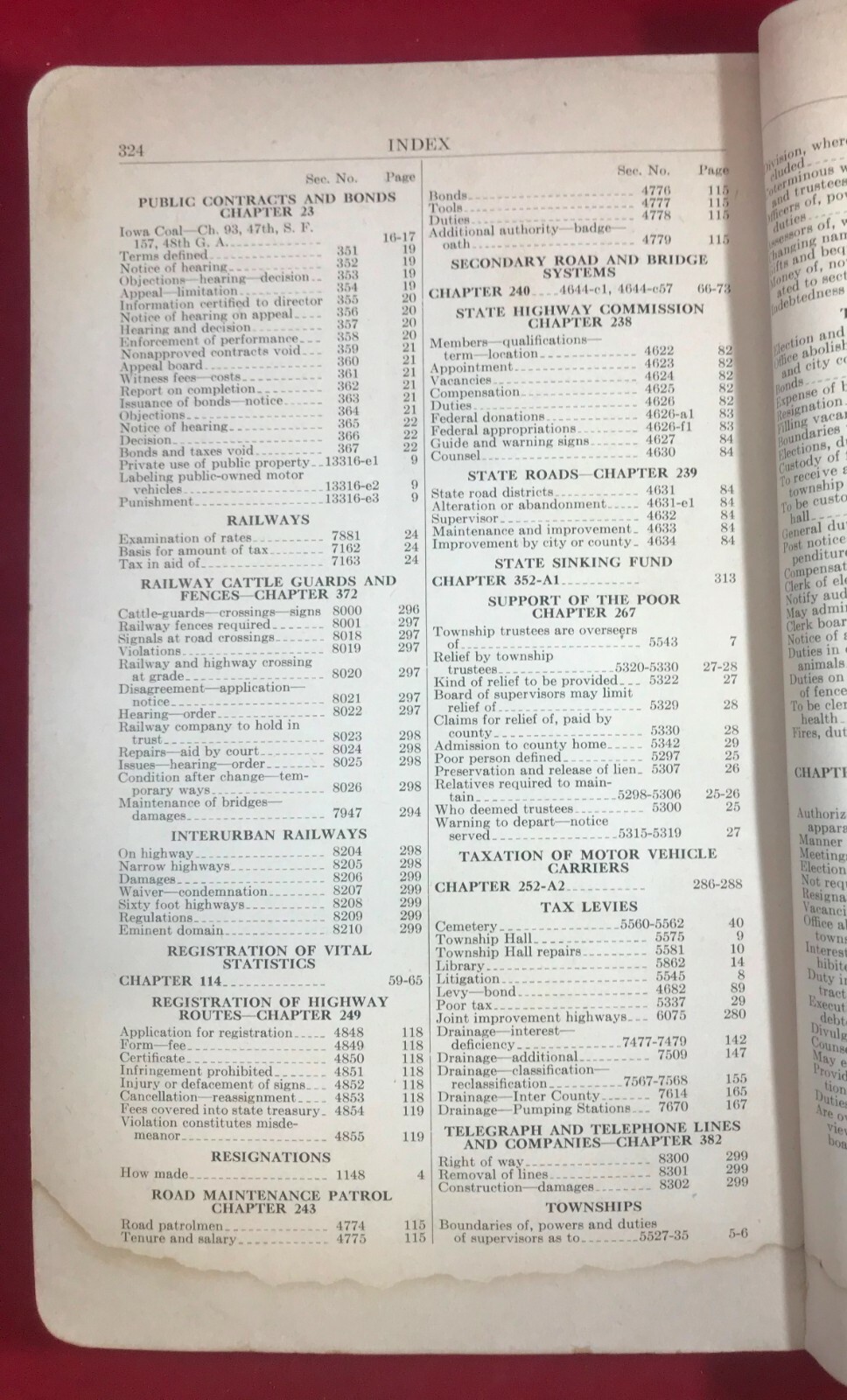 Powers and Duties of Township Trustees and Clerks – Iowa – 1939 – 325 Pages