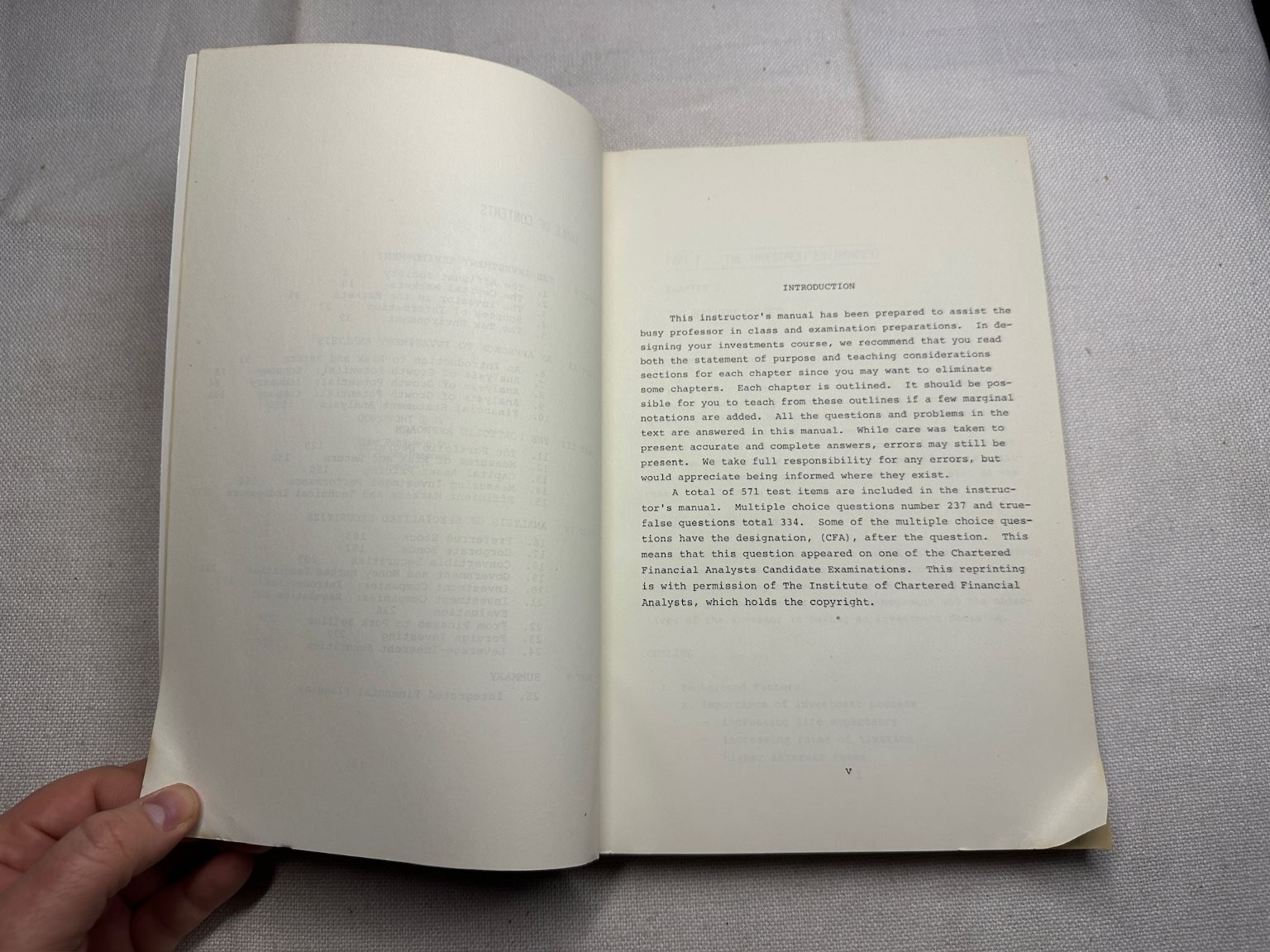 Fundamentals of Investments Stevenson Jennings 1976 West Publishing Co. + Manual