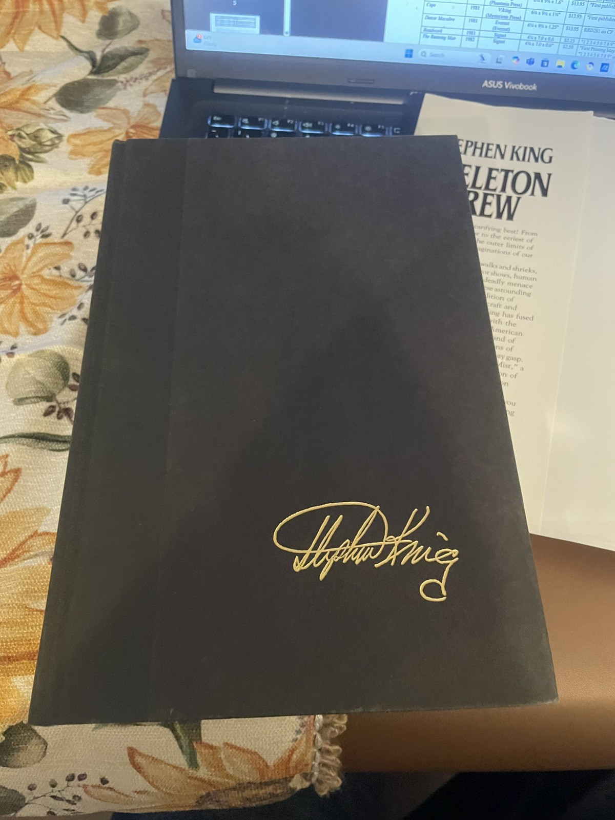 Stephen King Skeleton Crew Hardcover Putnam 1985
