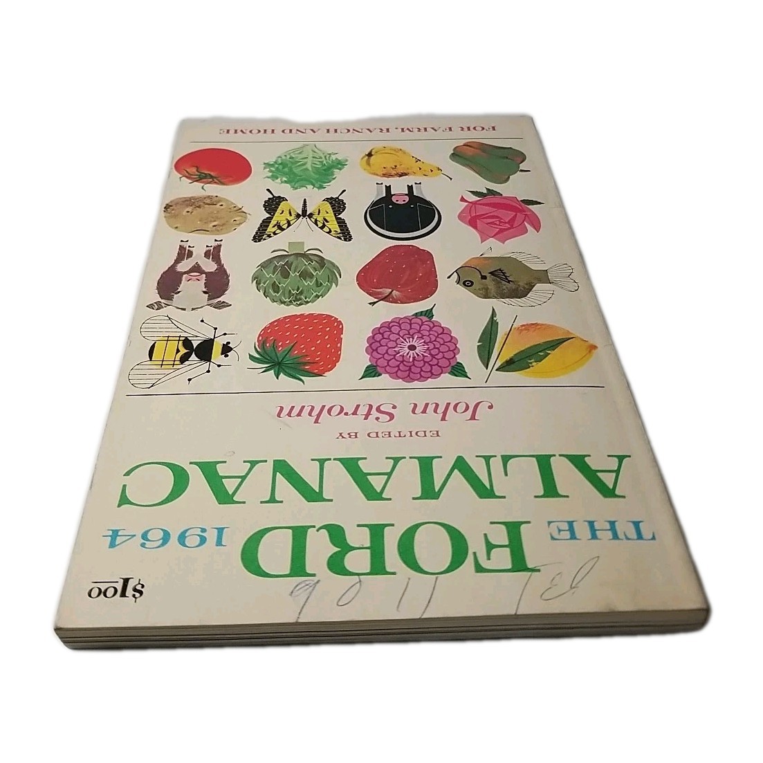 Vintage 1964 THE FORD ALMANAC For Farm Ranch And Home Golden Press