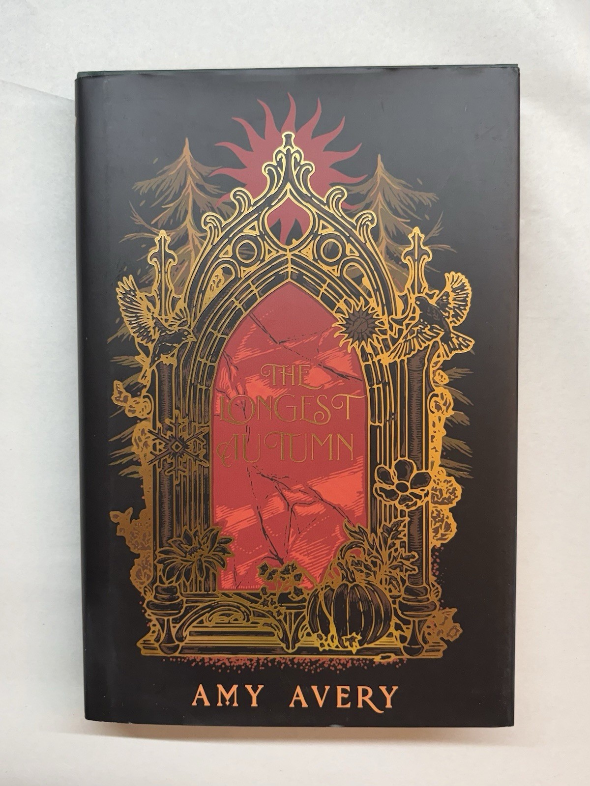 Owlcrate The Longest Autumn By Amy Avery Signed Exclusive Sold Out Sprayed Edges