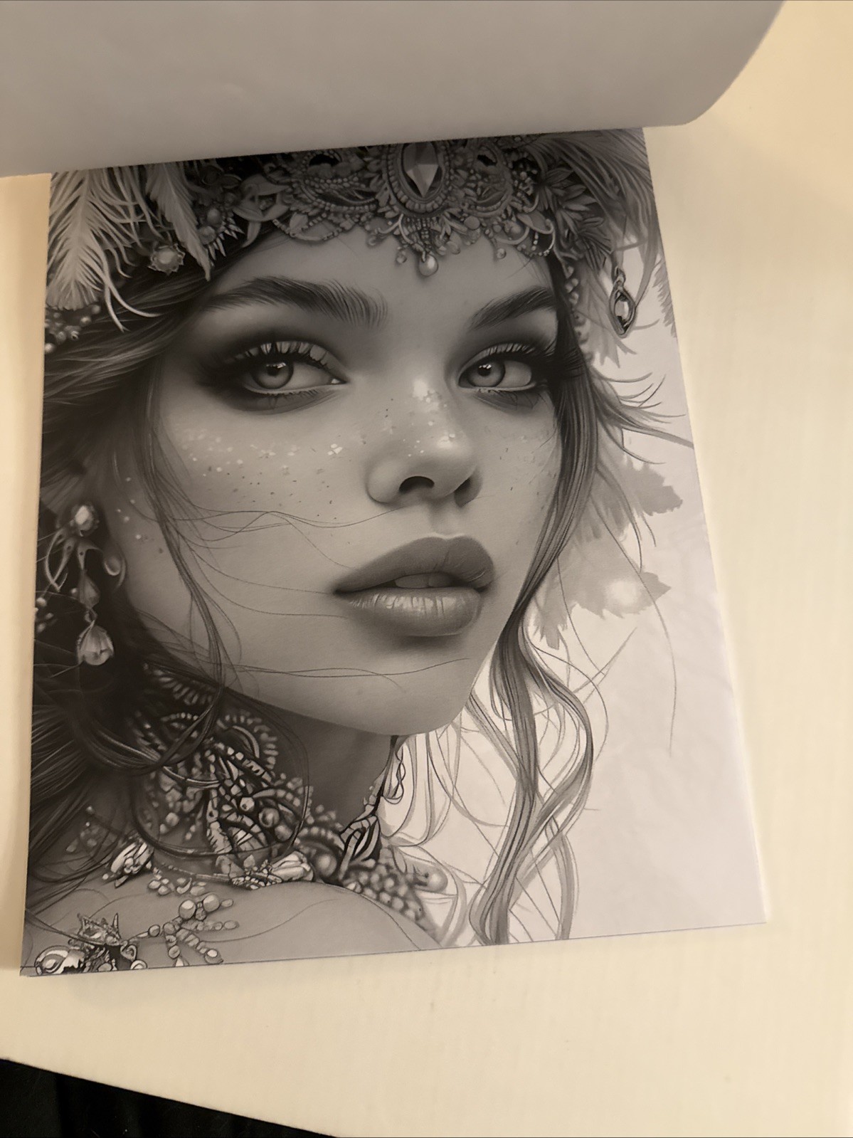 adult coloring book Boho Beauties 8 X 11 1/2 NEW Shipping Included