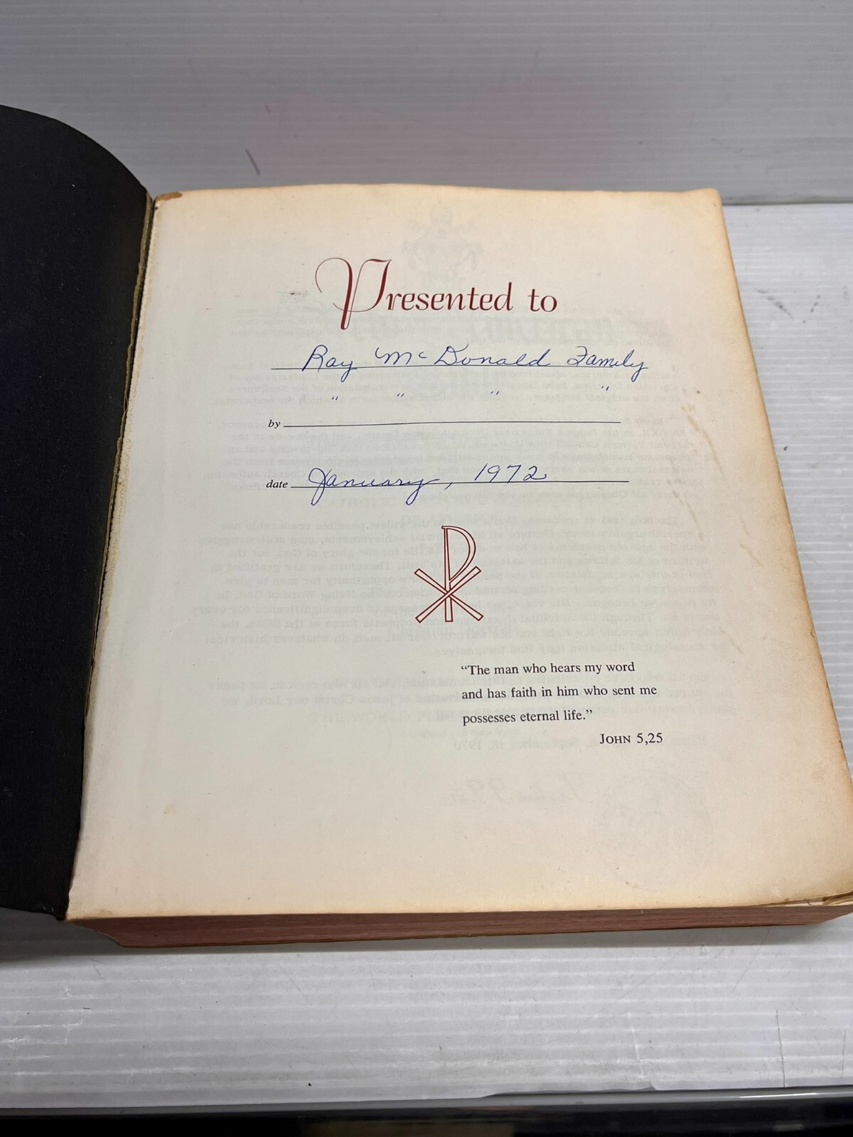 Holy Bible New American Bible NAB Catholic Press World Softcover First Ed 1971