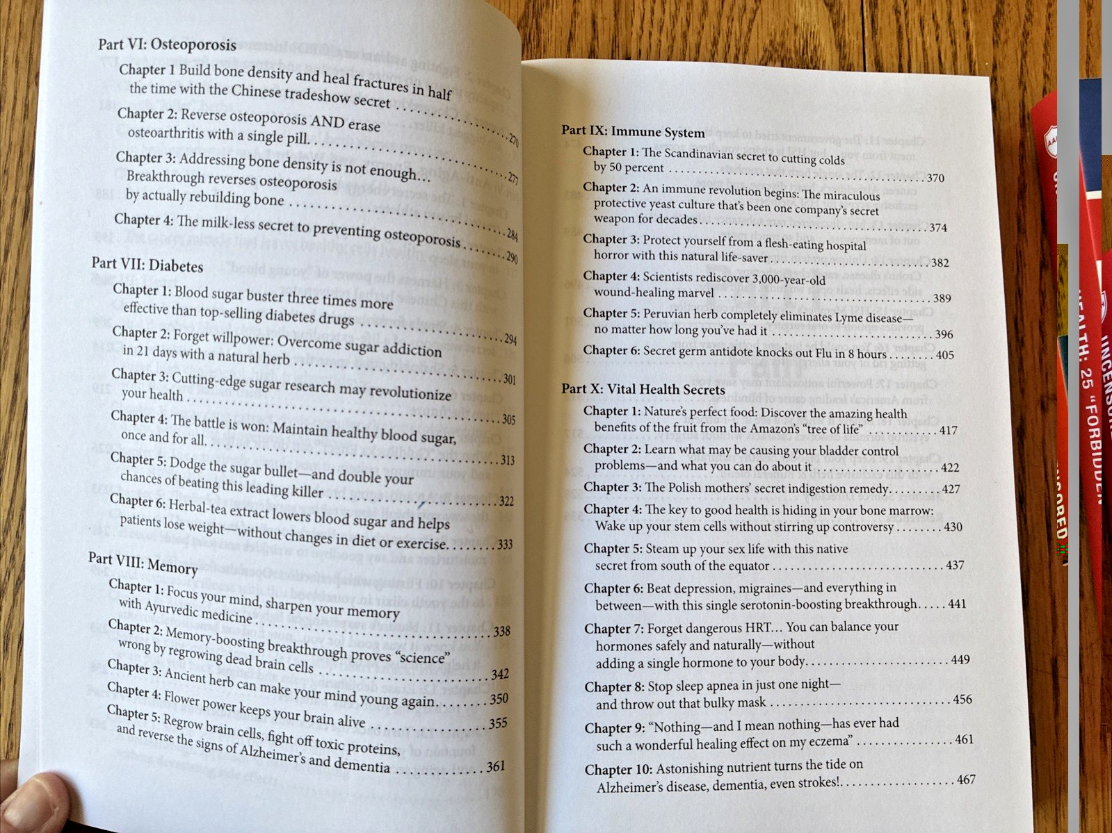 Natural Health Books Lot 3 – Miracles From Vault, Uncensored Health, Atlas Cures