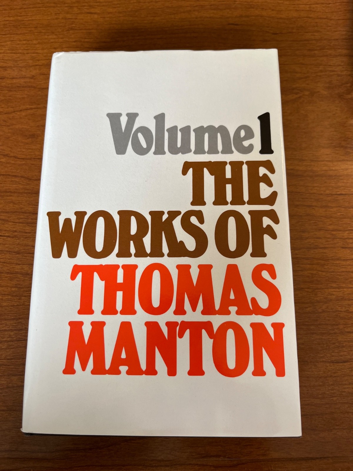 Works of Thomas Manton, volume 1, Banner of Truth, NEW condition
