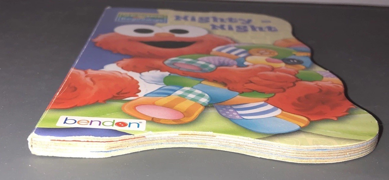 Sesame Beginnings Board Book Nighty-Night Bendon Publishing EUC