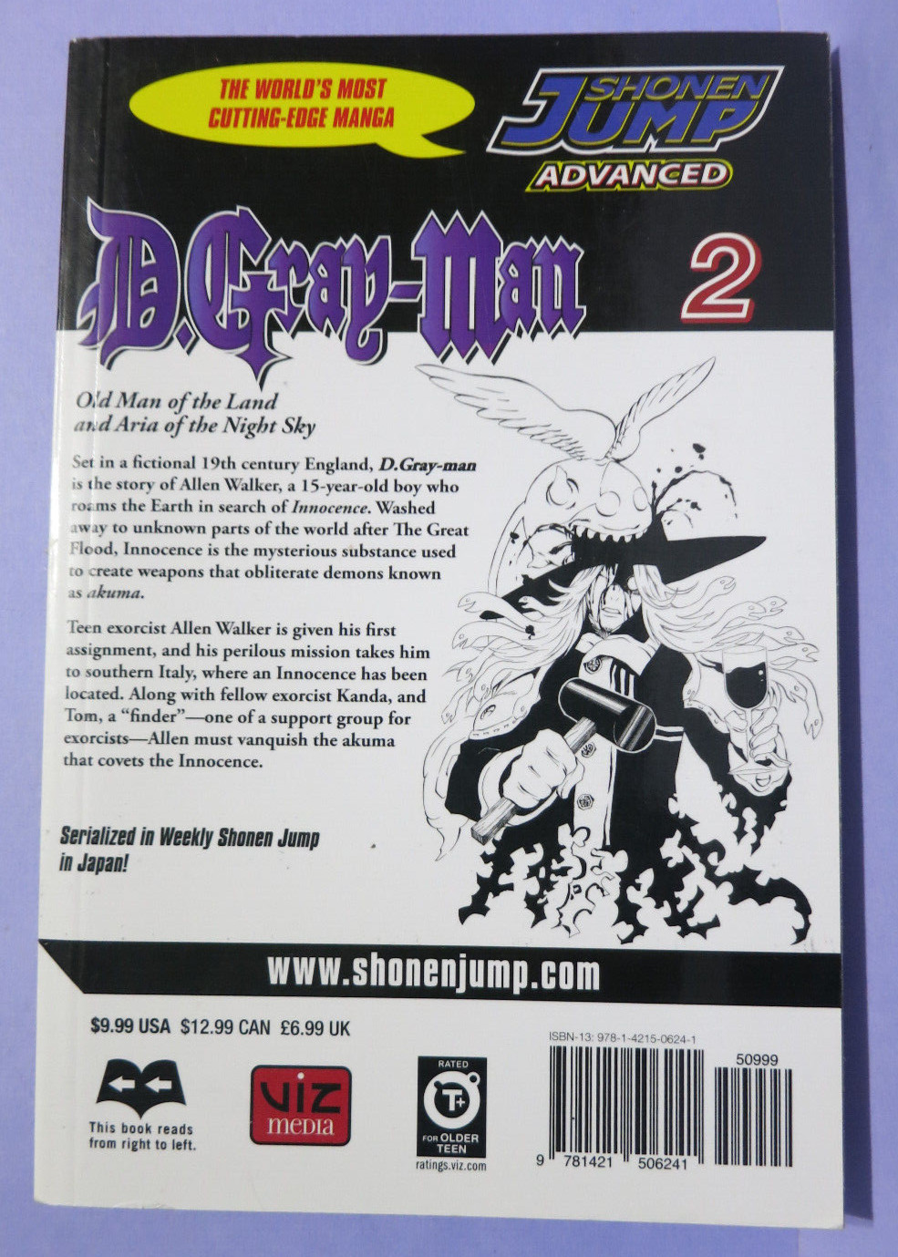 D. Gray Man by Katsura Hoshino Books 1, 2, 3, 4-5-6, & 7-8-9 in 5 PB Manga
