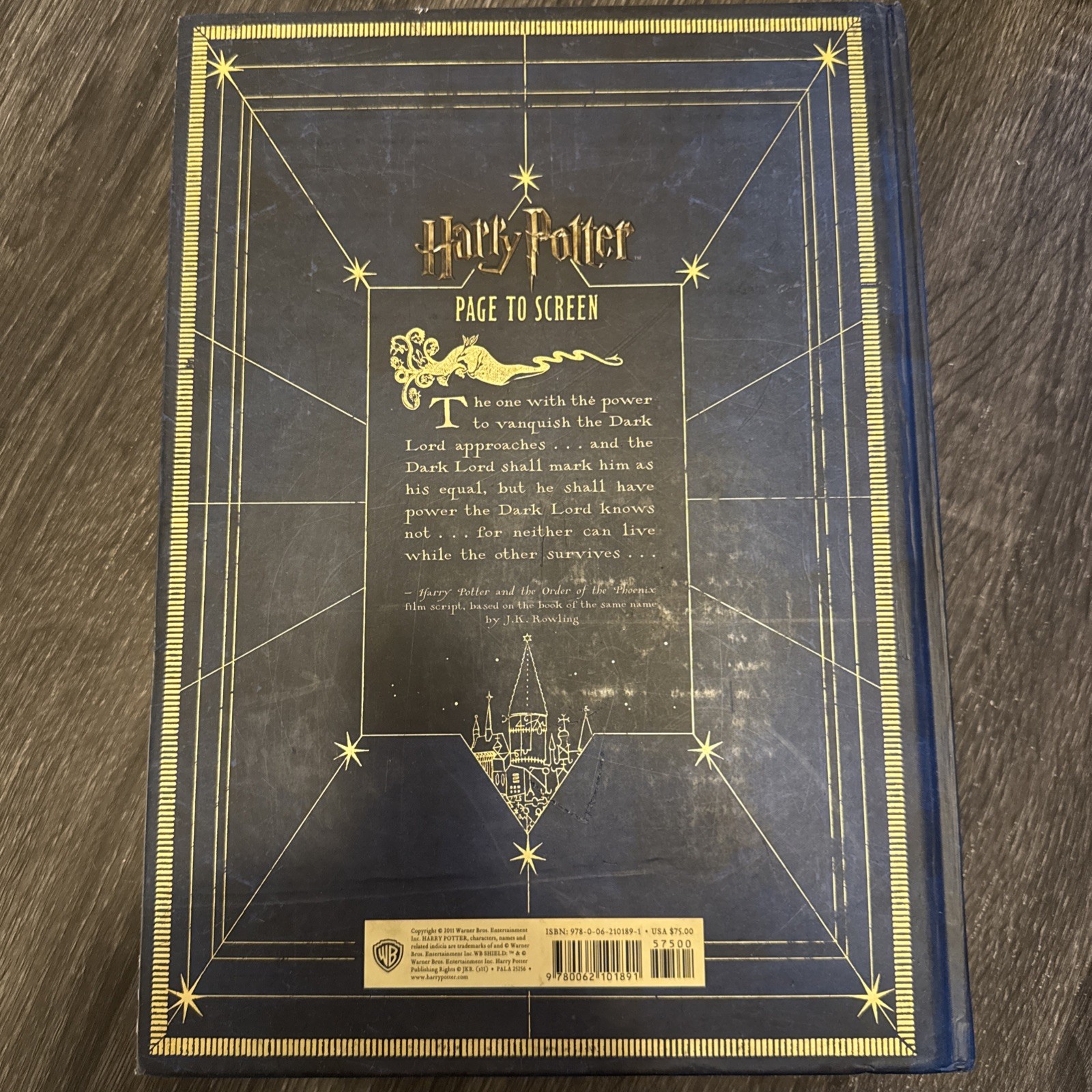 Harry Potter Page to Screen : Filmmaking Journey by Bob McCabe (2011, Hardcover)