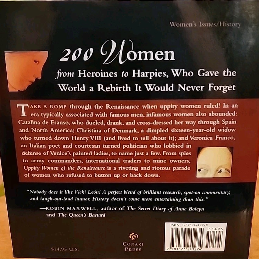 Uppity Women of the Renaissance by Vicki Leon (1999, Trade Pbk)