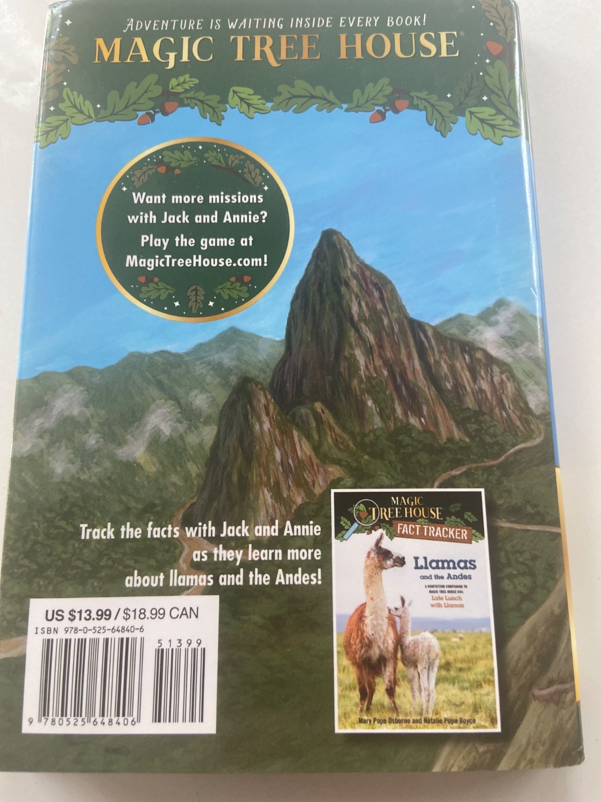 Late Lunch with Llamas by Mary Pope Osborne (2020, Hardcover)