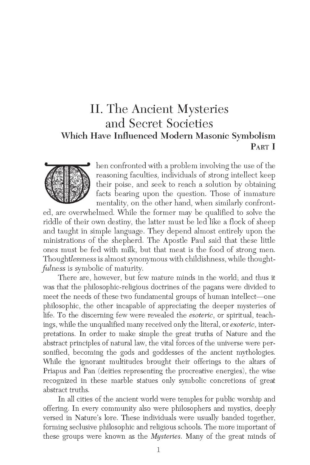 The Secret Teachings of All Ages: an Encyclopedic Outline of Masonic, Hermetic,